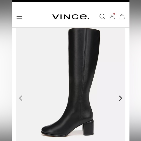Vince knee high boots, only worn once, very comfortable - Picture 6 of 9